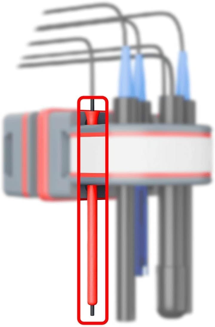 MPO 4 Magnetic Probe Organizer for Aquarium pH Temp Reef Tank Sump