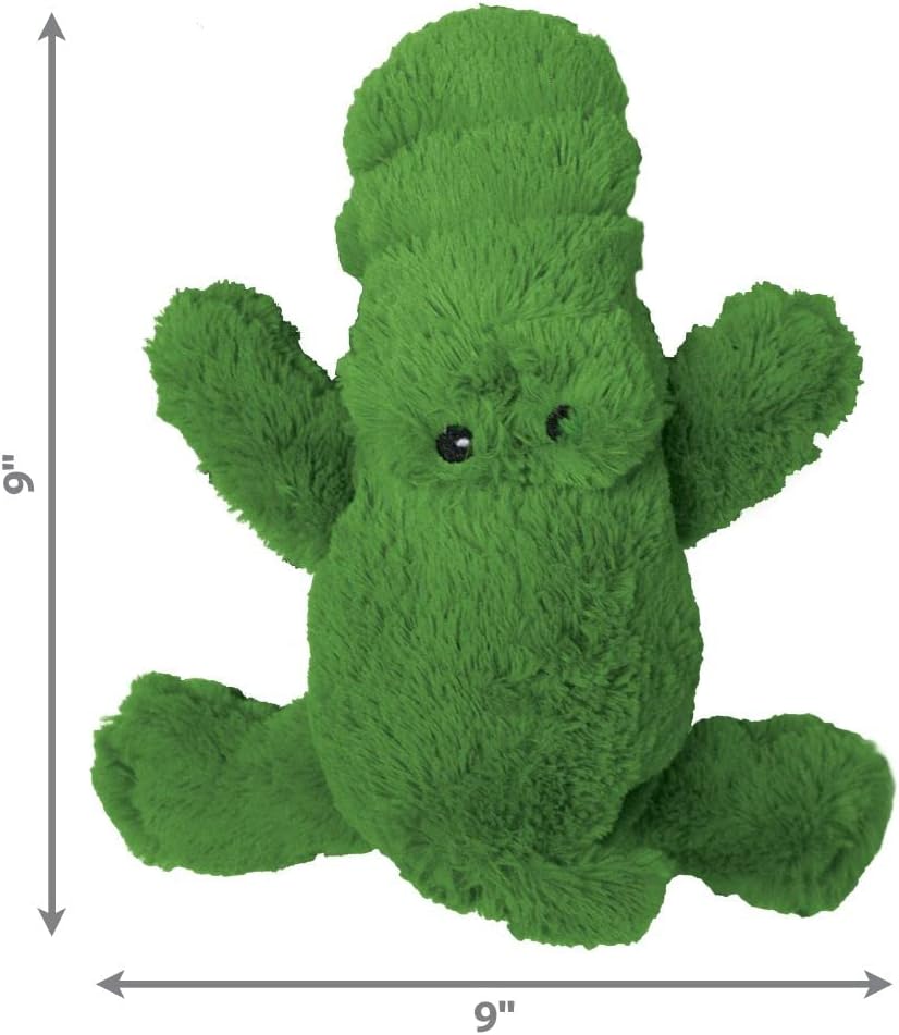 KONG - Cozie Ali Alligator - Indoor Cuddle Squeaky Plush Dog Toy