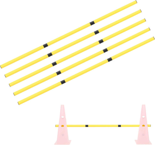 5 Pack Replacement Poles for Dog Agility Jumps Equipment Set