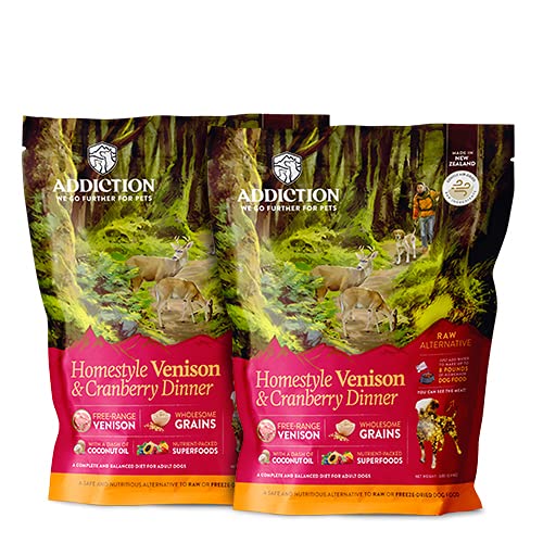 Addiction Homestyle Venison & Cranberry Dinner Air-Dried Grain-Free