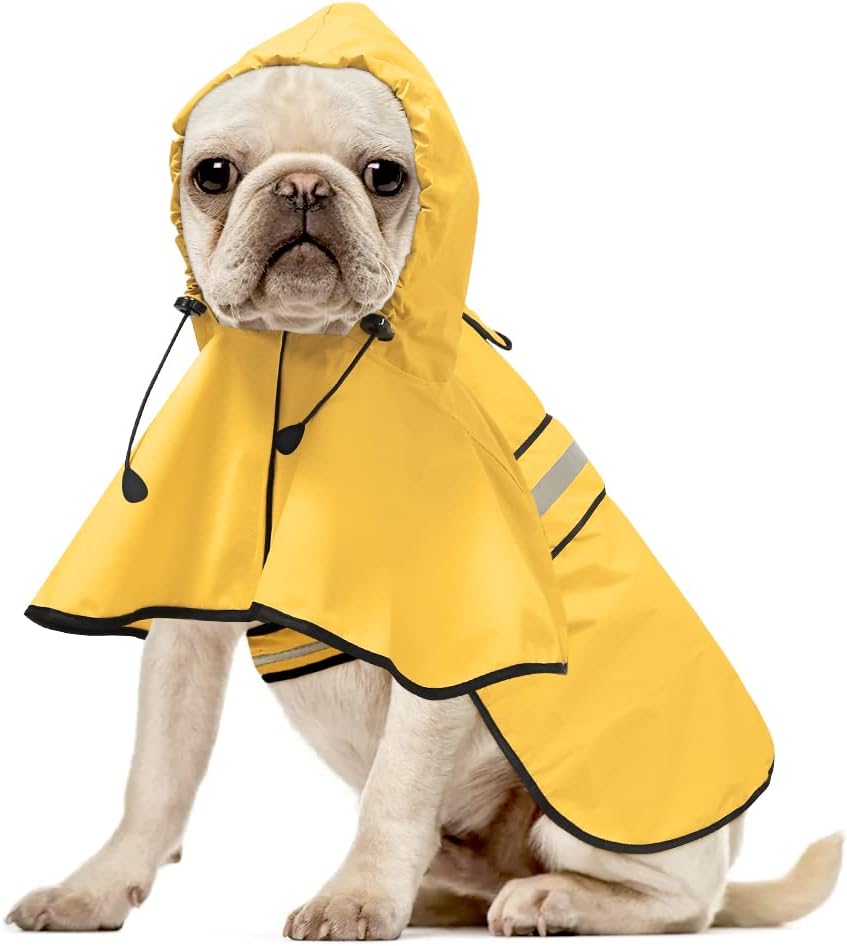 Waterproof Dog Raincoat - Adjustable Pet Rain Coats