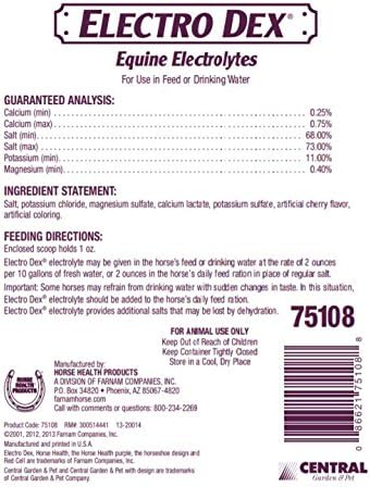 Farnam Horse Health Electro Dex Equine Elecrolytes, 5-Pound, Pink