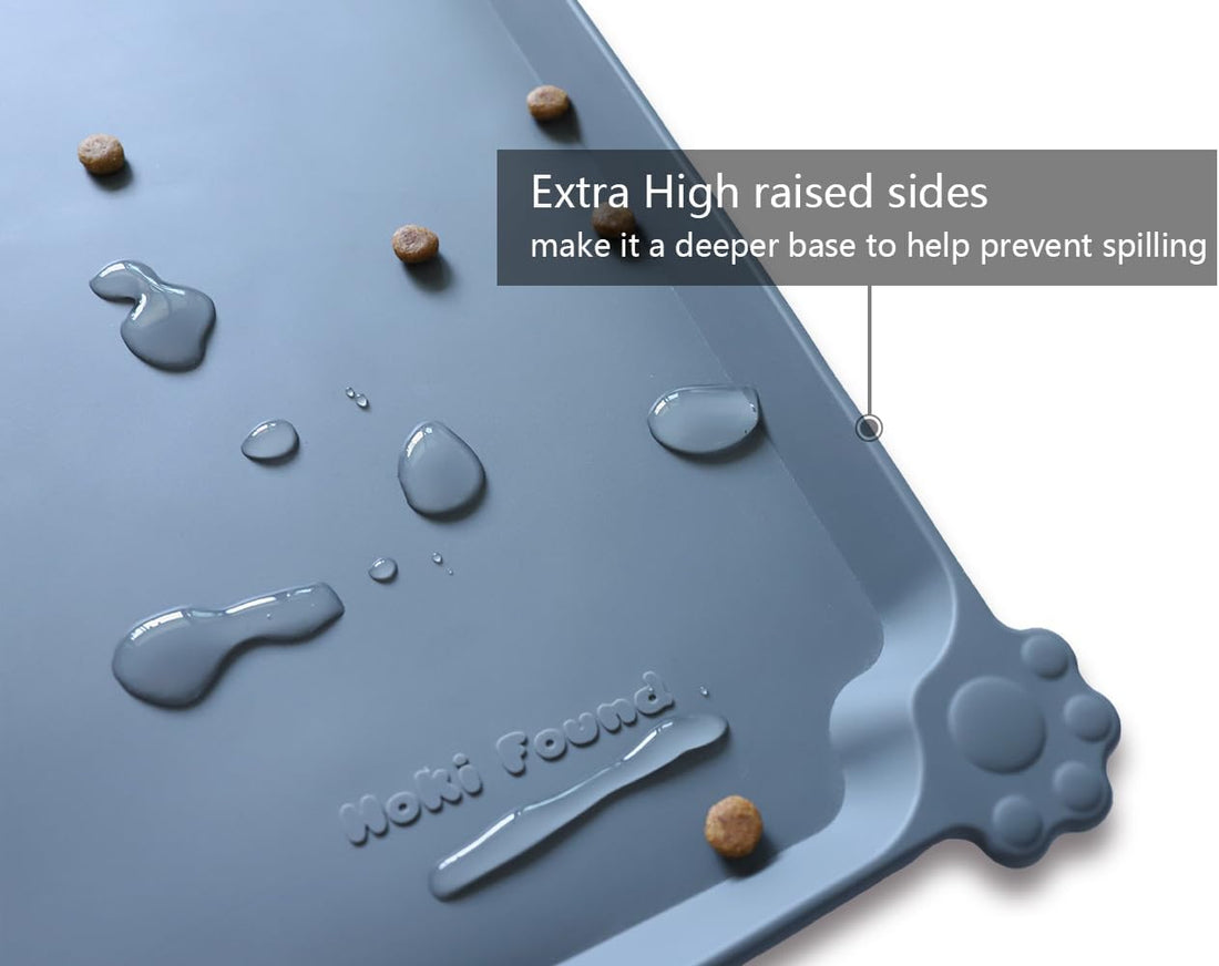 Hoki Found Silicone Pet Feeding Mat with High Lips
