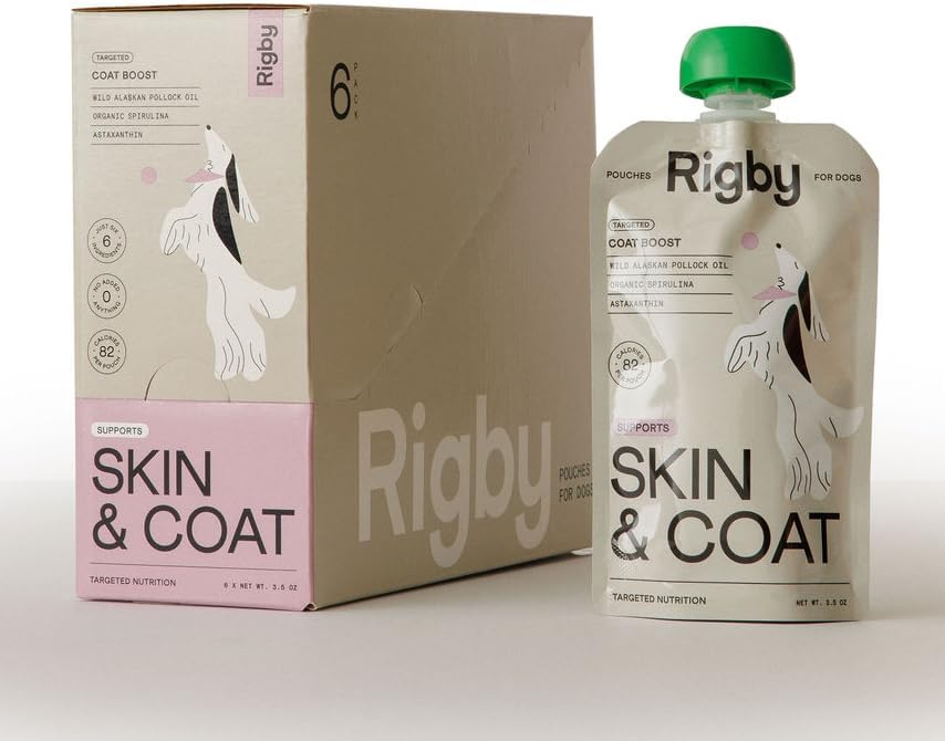 Rigby Targeted Dog Treats, Gut Health Lickable Squeeze Pouches