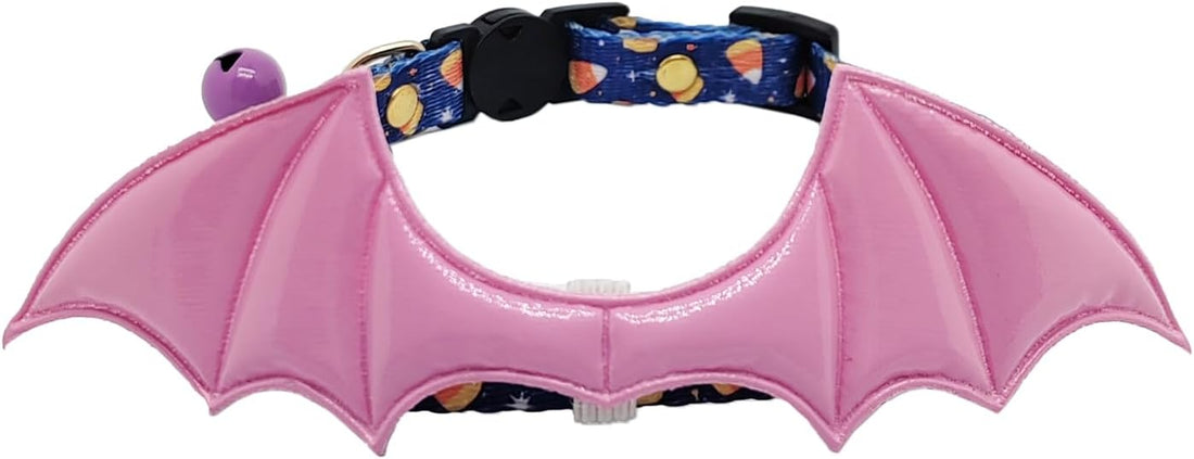 2 Pack Breakaway cat Collars with Bell,Safety Quick Release Pendant