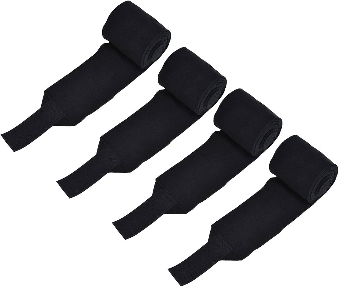4Pcs Horse Leg Warp, Polyester Self Adhesive Breathable Wear