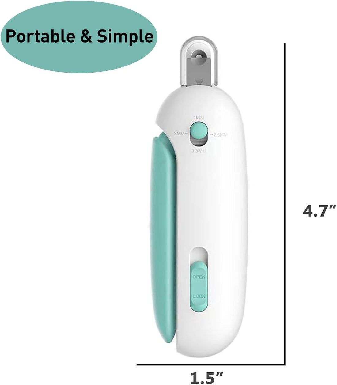 Paioxerty Cat Nail Clipper | Cat Nail Trimmer with Clipping Debris