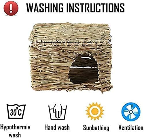 Natural Seagrass Mat Bed Hideaway Toy