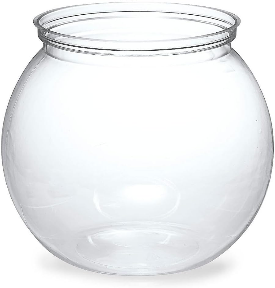 Fun Express Clear Plastic Fish Bowl, 1 Piece