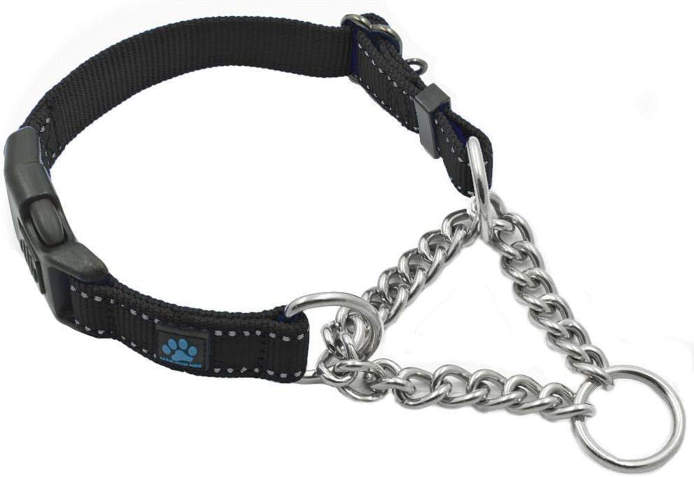 Max and Neo Stainless Steel Chain Martingale Collar