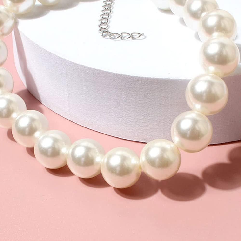 Adorable Pet Pearl Collar Adjustable Cat Dog Pet Necklace Jewelry