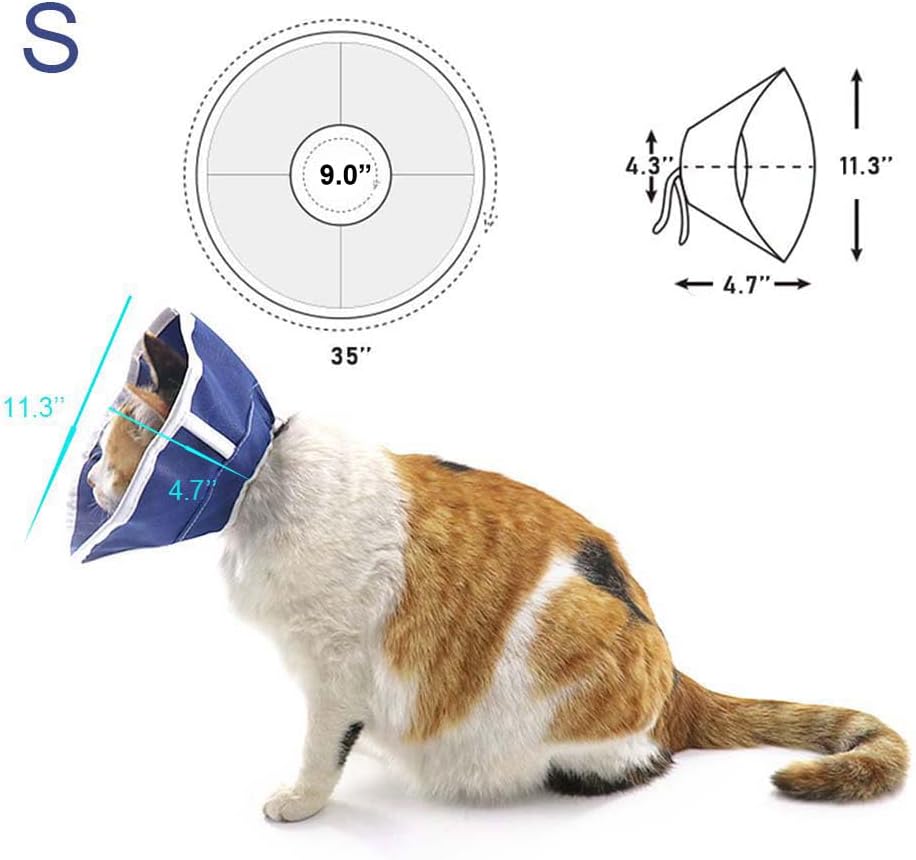 Soft Cat Recovery Collar Cat Cone E Collar Nonwoven Fabric