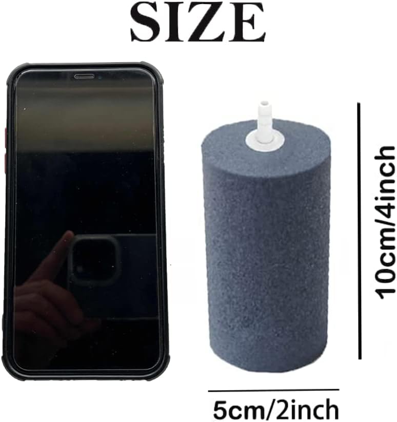 4x2 Inch Large Cylinder Air Stone Aquarium Hydroponics Bubble Diffuser