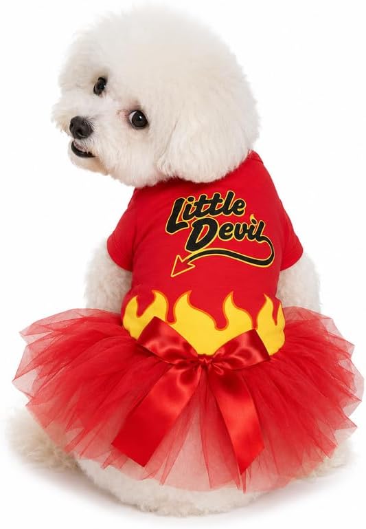 Petitebella Halloween Theme Puppy Dog Dress