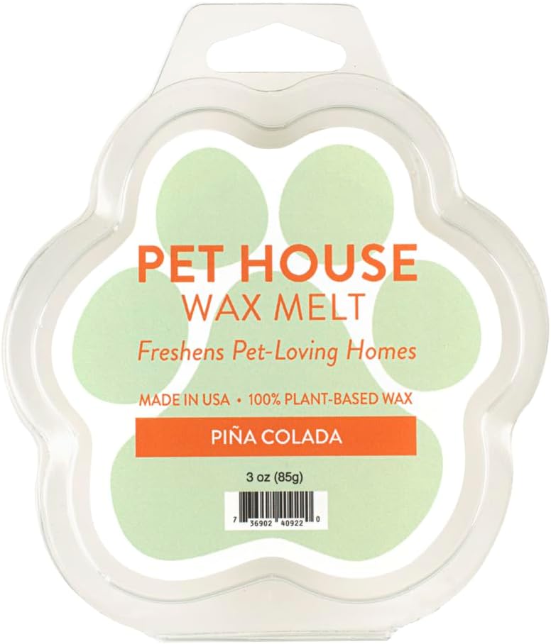 Pina Colada Spring and Summer Wax Melts Plant-Based Wax, Pet House