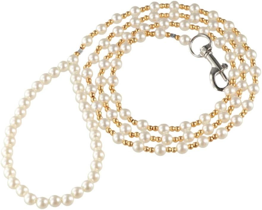 Imitation Pearls Pets Outdoors Accessories Pet Training Lead Leashes