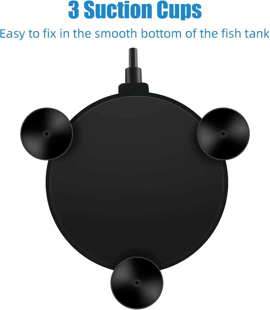 AQUANEAT Aquarium Air Stone Disc 4 inch, Aerator Bubble Diffuser