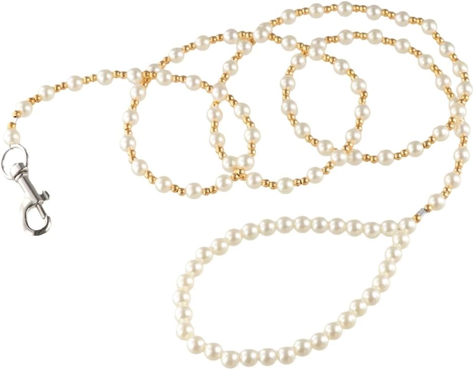 Imitation Pearls Pets Outdoors Accessories Pet Training Lead Leashes