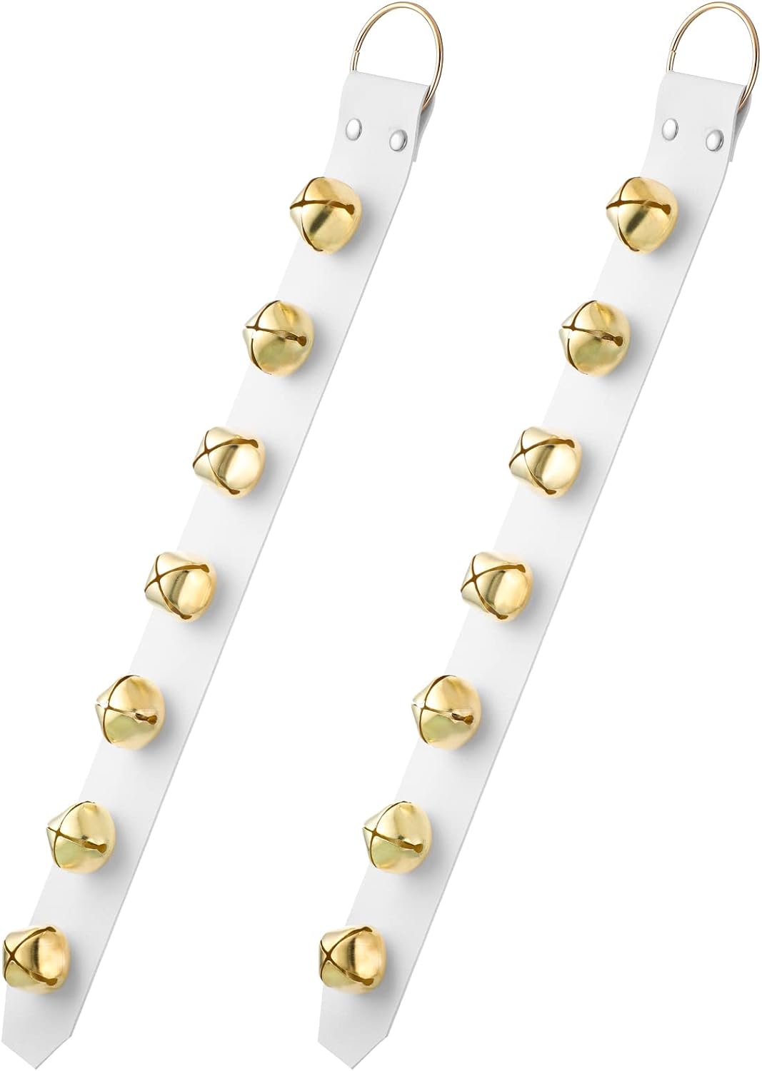 Frienda Hanging Jingle Sleigh Bells 7-Bell Dog Doorbells for Door