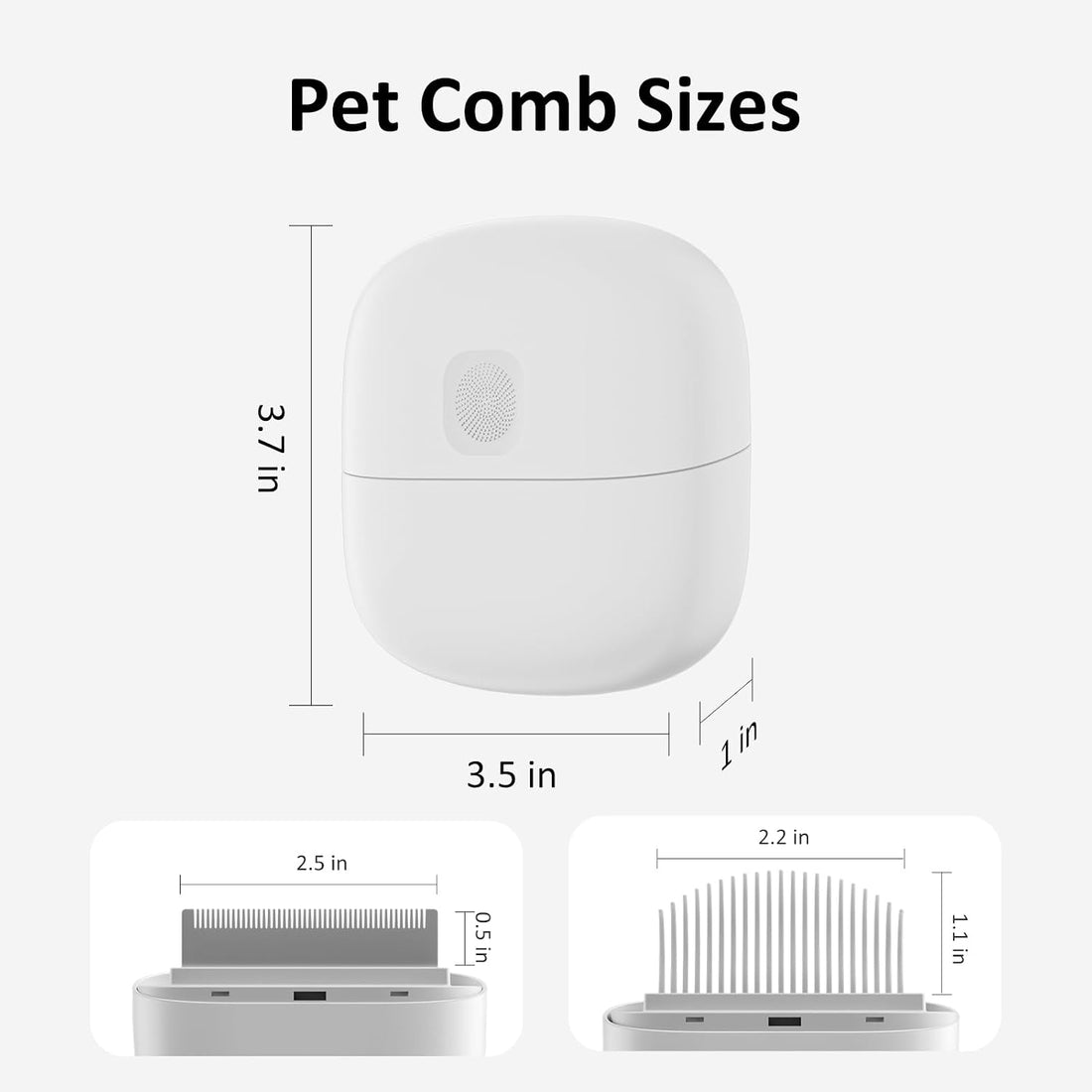 2-in-1 Cat Comb - Soft Pet Brush for Grooming