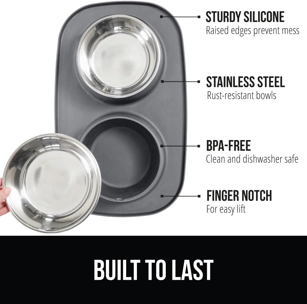 GORILLA GRIP Feeding Mat Bowl Set