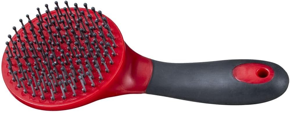 Tough1 Great Grips Mane & Tail Brush - Red