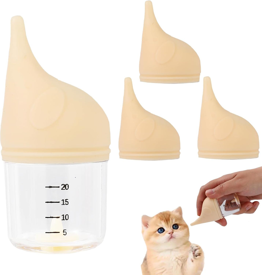 Kitten Bottle Feeding Kit for Nursing