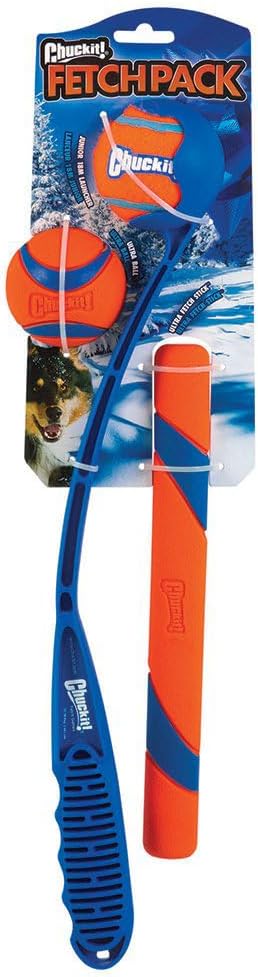 Chuckit! Fetch Pack - Chuck It Dog Ball Launcher 18 M, Tennis Ball