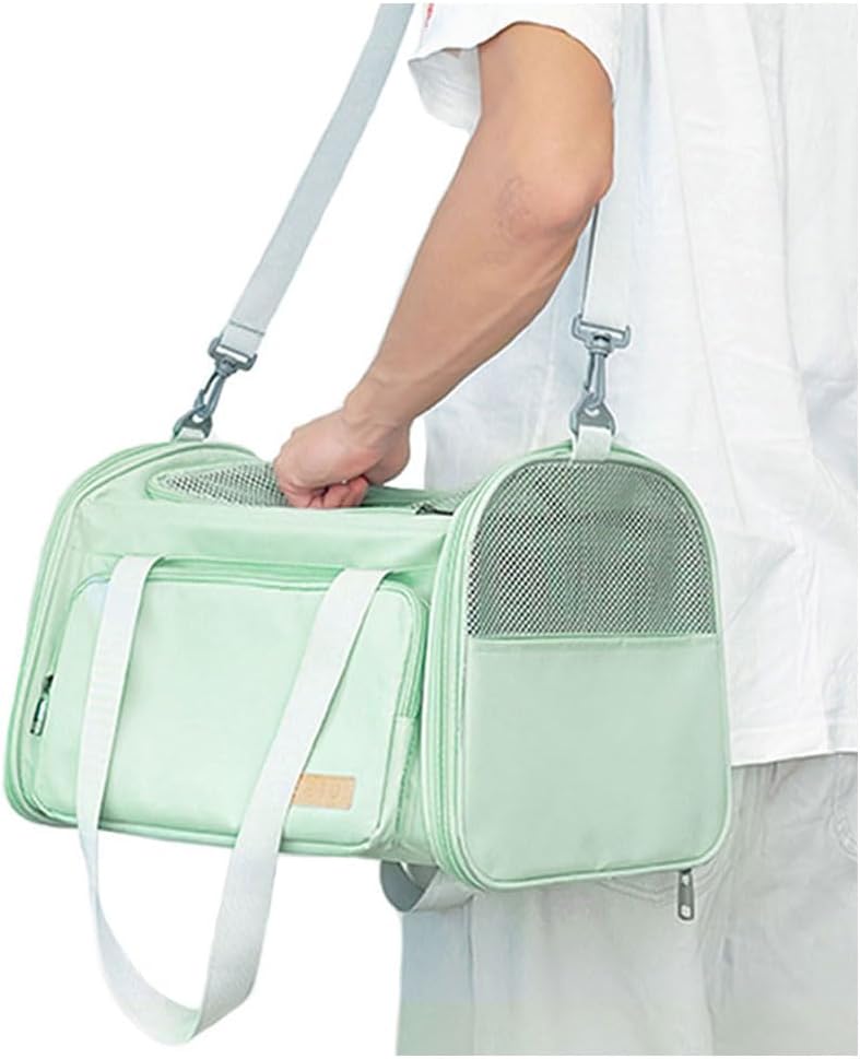 Cat Carrier Soft Sided Dog Carrier with 1 Poop Bags and 5 Pee