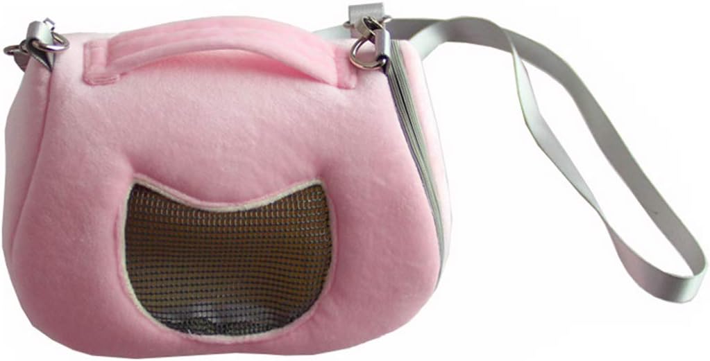 Hamster Carrier Bag Portable Outdoor Travel Handbag with Adjustable