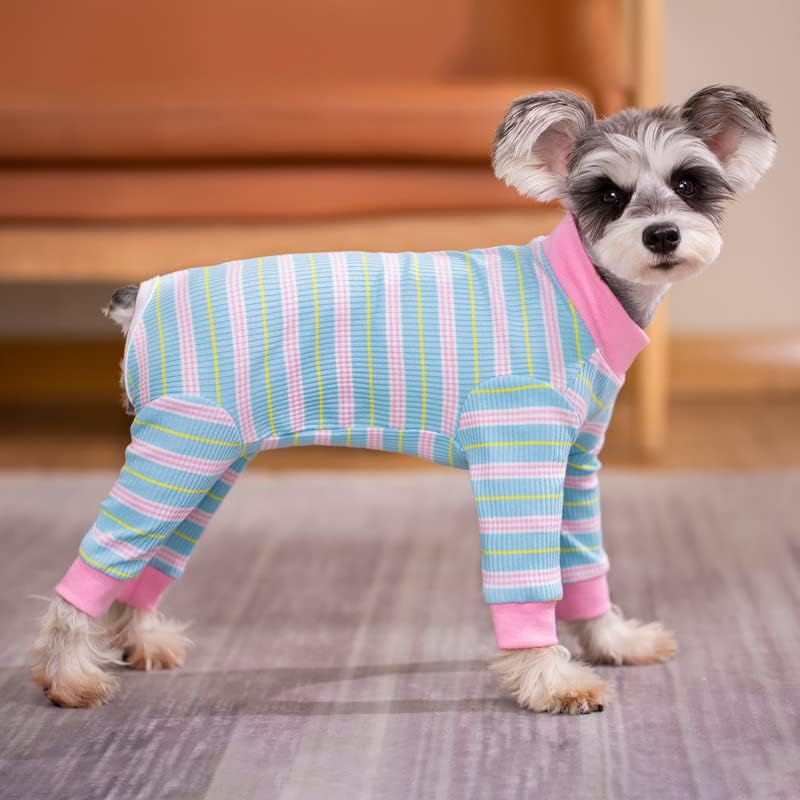 Dog Surgery Recovery Suit, Four-Leg Long Sleeve Dog Onesie