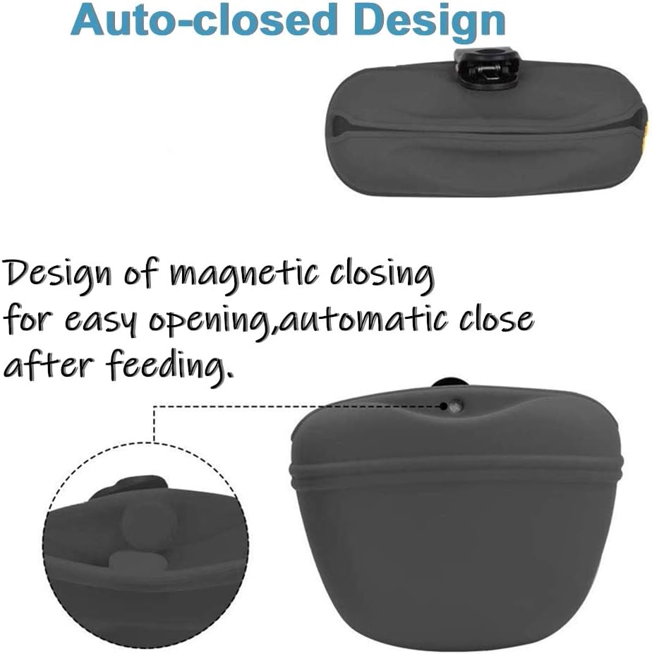 RoyalCare Silicone Dog Treat Pouch-Small Training Bag-Portable Dog