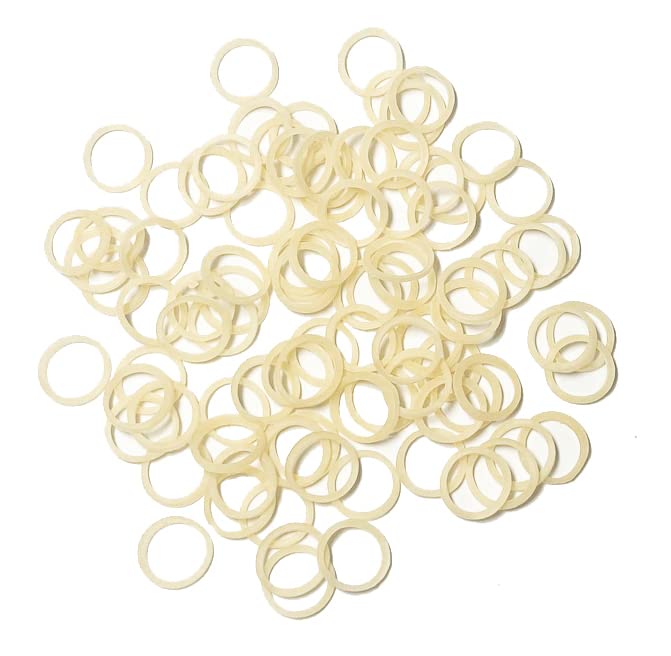HipGirl Pet Supply 200 Pack Tiny Rubber Bands Dog Hair Ties.3/8"