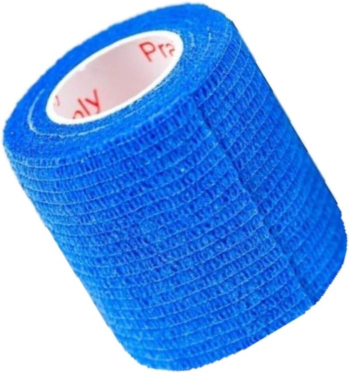 2 Inch Self Adhesive Bandage Wrap & Athletic Tape - 2Pk, Blue