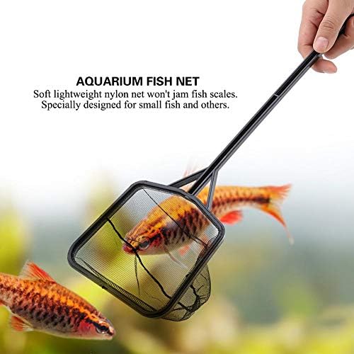 Net - Lightweight Nylon Fish Fishing Net with Plastic Handle
