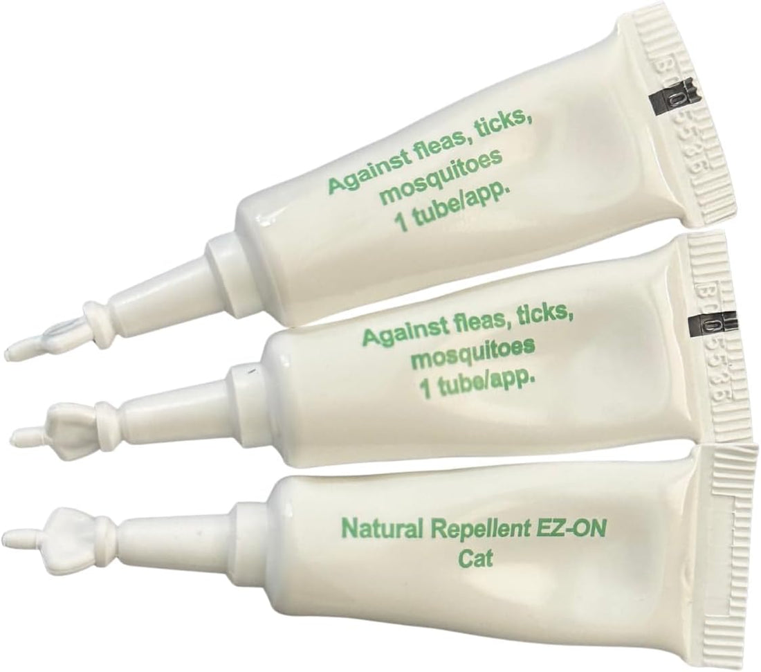 ALZOO Plant Based Flea & Tick Squeeze-On for Cats, Helps Repel Fleas