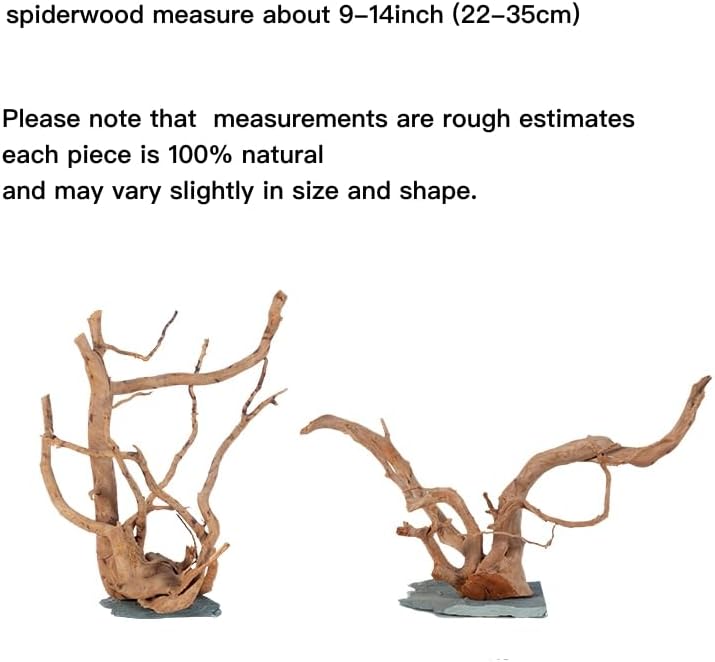 AWXZOM Natural Large Spider Wood Driftwood for Aquarium, Terrarium
