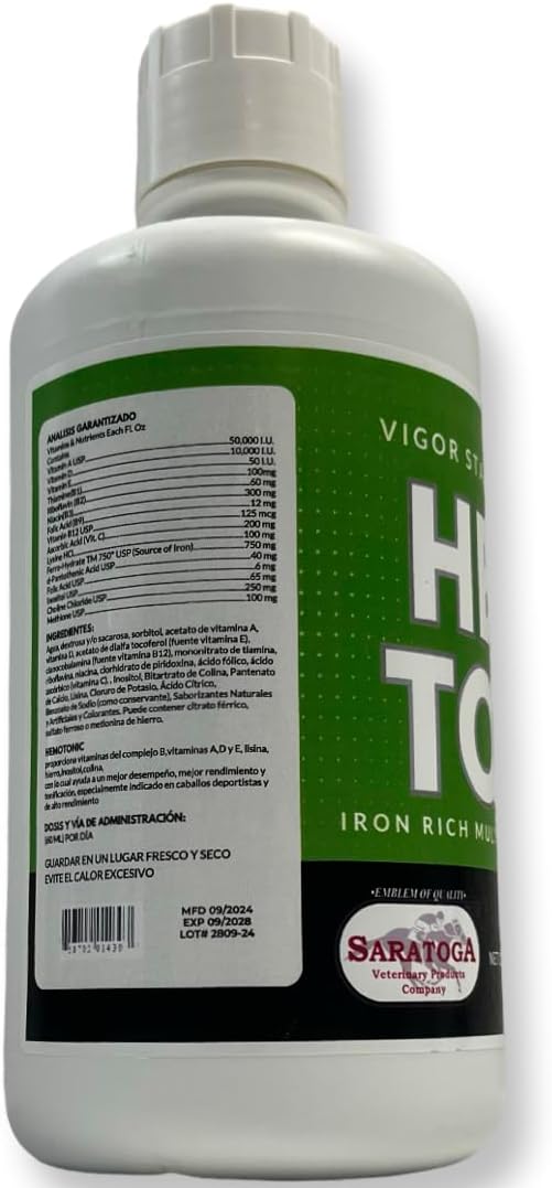 Hemotonic Iron Rich Multi-Vitamin Energy Tonic Body Builder