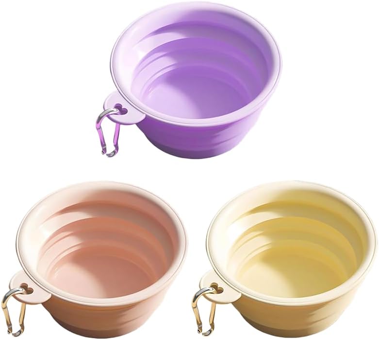 Collapsible Dog Bowls 3 Pack