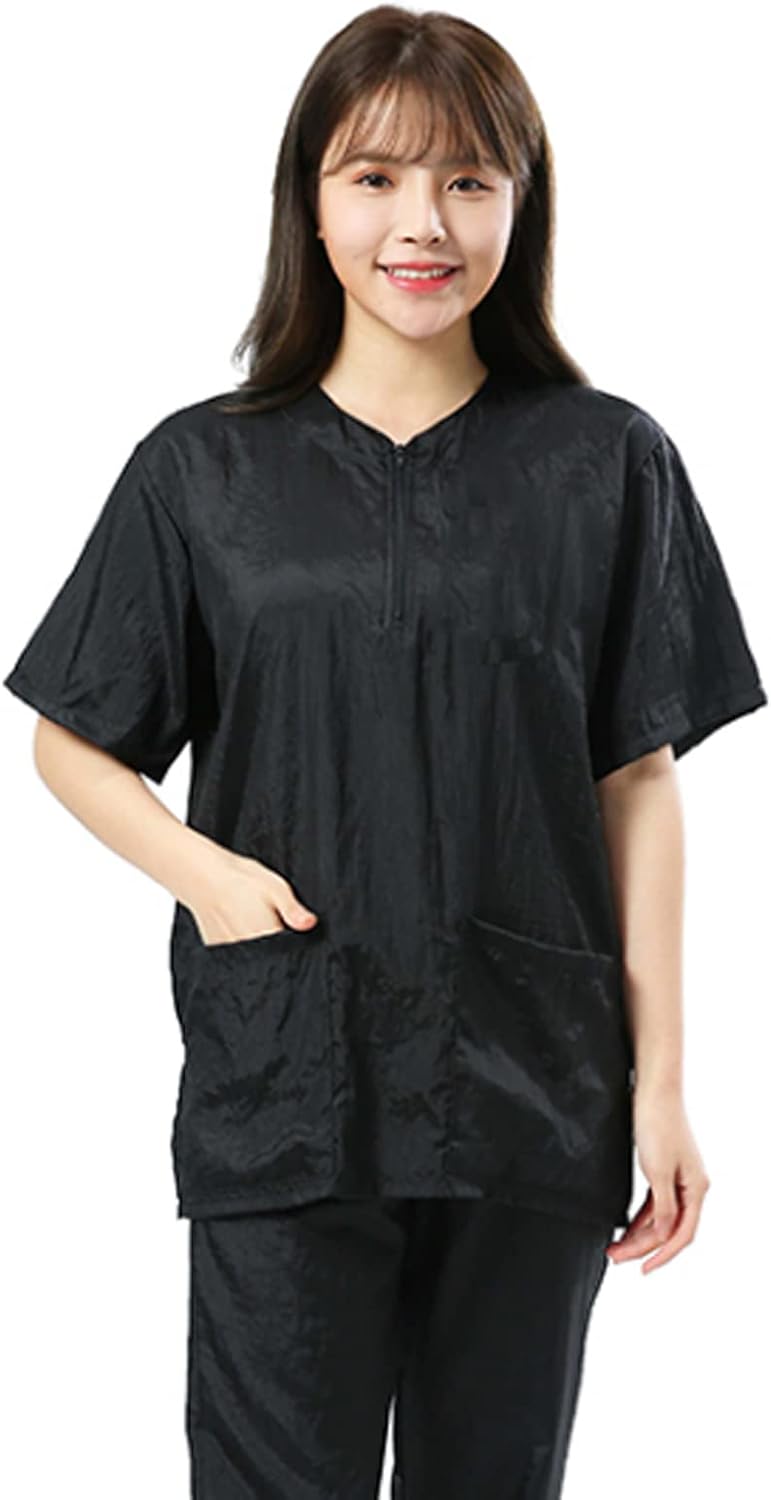 Gliitatu Dog Grooming Smock Barber Jackets for Women Men Professional