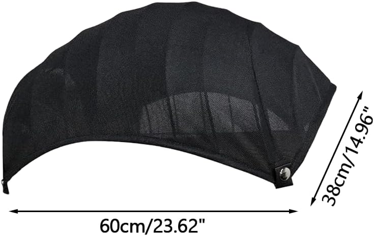 Pet Bike Basket Sunshade, Quick Install Breathable Shade Cover