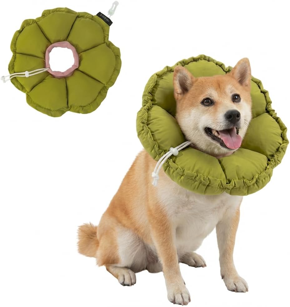 H HIDREAM Dog Cone Collar Stress-Free Recovery Cone Alternative