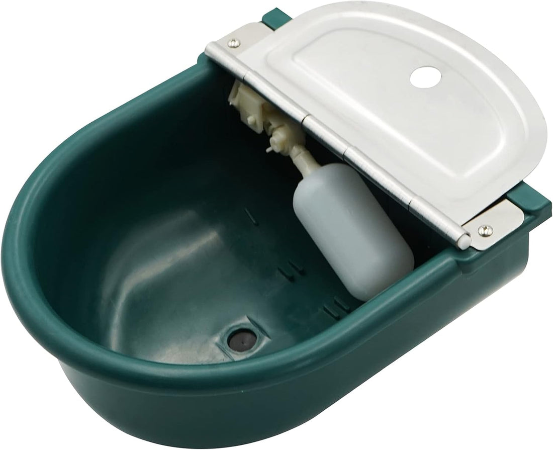 MINYULUA Automatic Waterer Bowl Large Horse Waterer with Float Valve