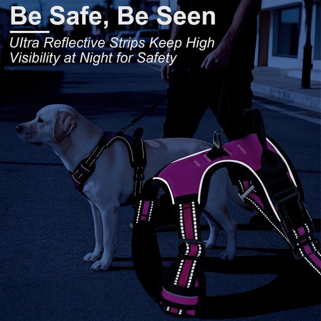 Dog Harness, No Pull Pet Vest for Large Dog, Easy On & Off