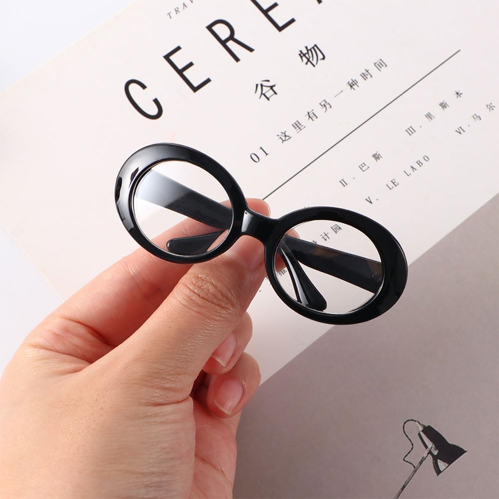Vctitil 5 Pcs Cat Sunglasses Dog Sunglasses Cosplay Photo Props