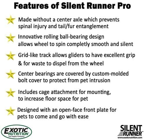 Silent Runner Pro | Sugar Glider Exercise Wheel