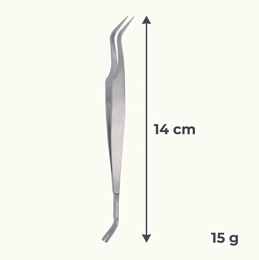 2 Pcs Stainless Steel Tick Tweezers Dual Tipped Tick Remover Tool