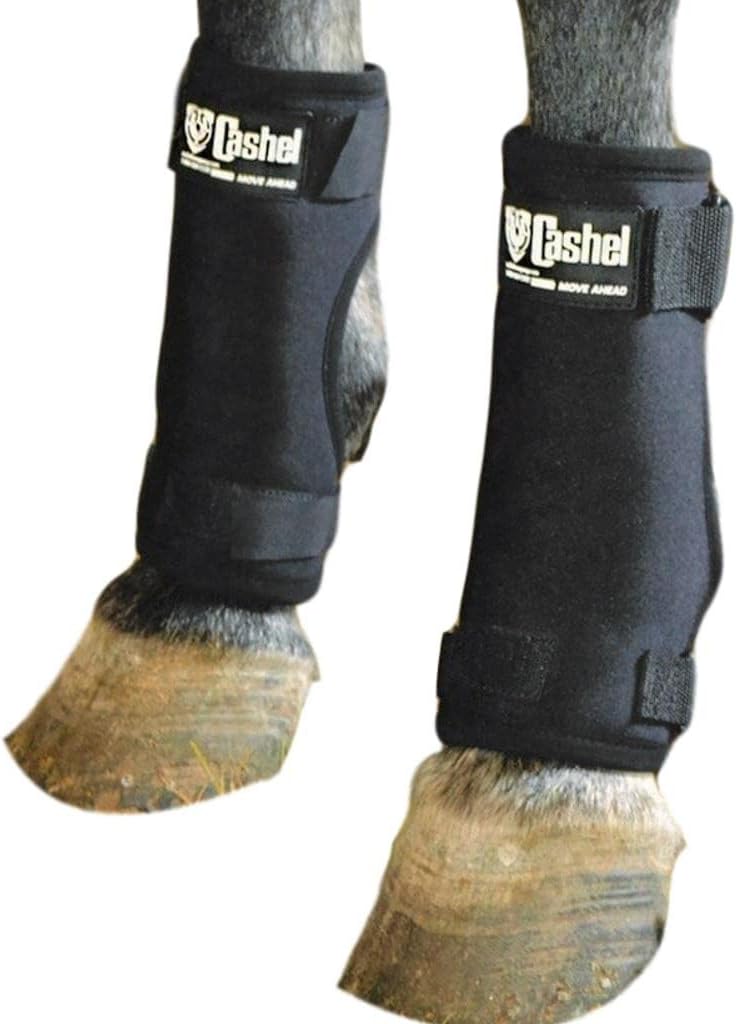 CASHEL Black Medium Stall Sore Boot (SSB-BLA)