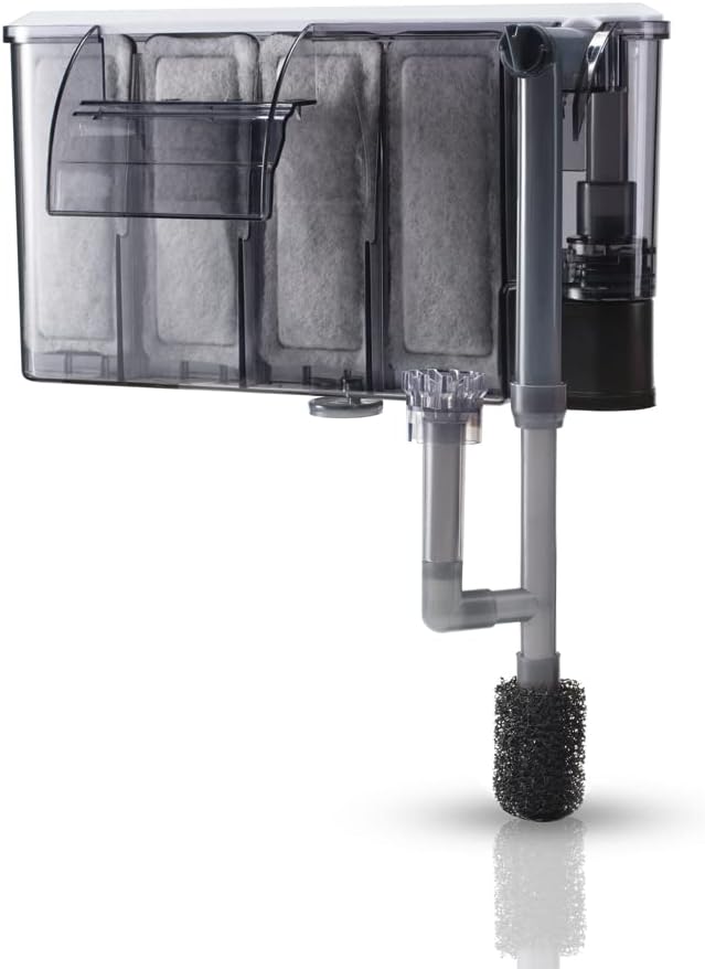 DaToo Aquarium Hang On Filter Small Fish Tank Hanging Filter Power