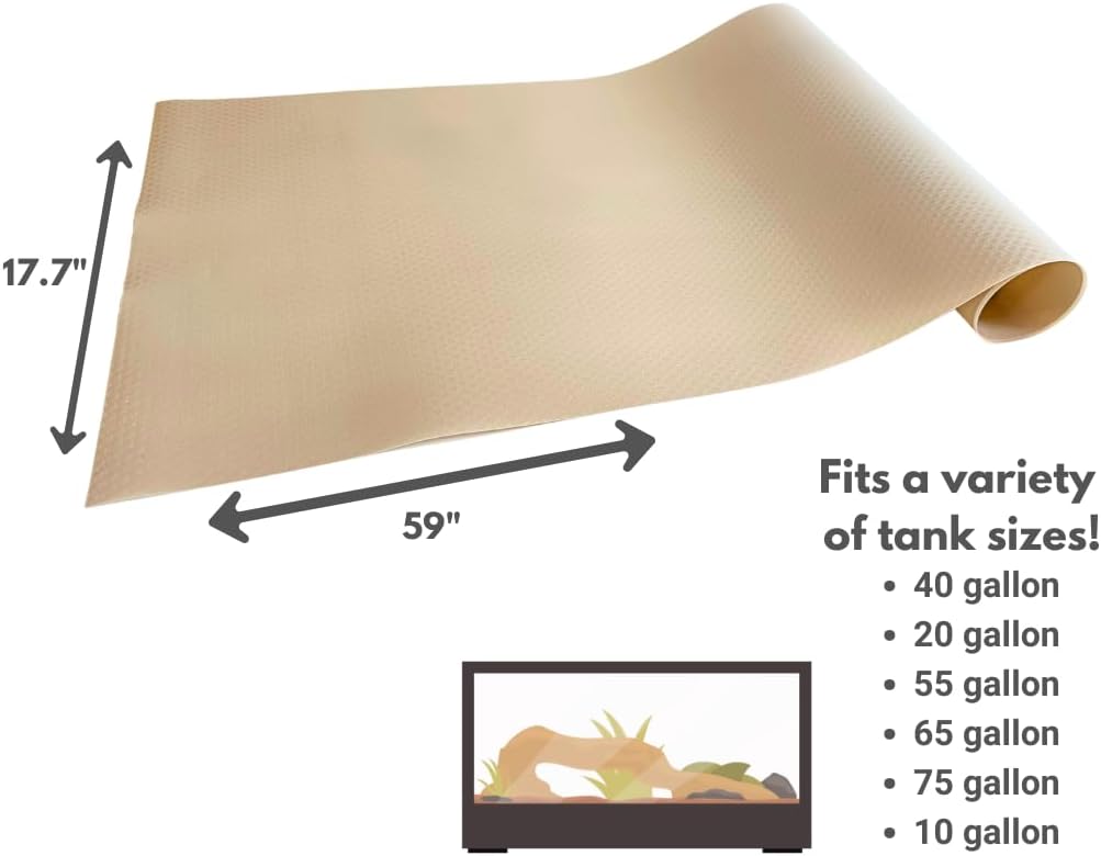 Tank Liner, 17.7" x 59", Bearded Dragon Gecko